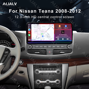 Panel de salpicadero de audio <span class=keywords><strong>doble</strong></span> DIN de 12.3 pulgadas con Android para <span class=keywords><strong>coche</strong></span>, marco de <span class=keywords><strong>DVD</strong></span> completo para Nissan Teana 2008-2012 - Product Image 2