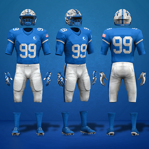 Neueste Spiel American Football Trikots Sublimation Blank American Football Uniform Sets Jugend American Football Wear - Product Image 6