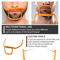 Tondeuse de précision pour barbe et poches de cheveux, peigne de soin pour hommes, usage transfrontalier, pour visage et cou, fabrication OEM, vente en gros