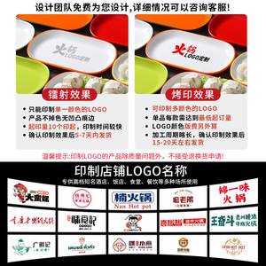 Xiangyuan <b>melamine</b> tableware <b>plates</b> for commercial use in hot pot restaurants, side dishes, and self-service barbecue - Product Image 5