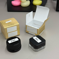 Boîte d'emballage en carton mince pour pots en verre de concentré, impression personnalisée, contenances 3ml, 5ml, 7ml, 9ml