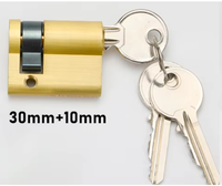 Cylindre de serrure de porte à mortaise en alliage de zinc de qualité OEM, profil européen, rainure serpent, résistant à l'eau, installation facile