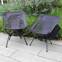 Chaise de voyage en aluminium pour l'extérieur Chaise de pique-nique Chaise pliable triangulaire réglable pour le camping