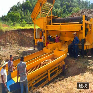 Équipement d'extraction d'or alluvial : Trommel mobile de lavage et installation de récupération d'or, séparateur de flottation en acier haute rigidité, marque WANRUN - Product Image 6