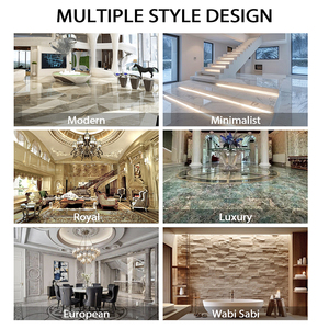 Tự nhiên đánh bóng màu be đá cẩm thạch cầu thang slab <span class=keywords><strong>Mona</strong></span> <span class=keywords><strong>Lisa</strong></span> phiến đá cẩm thạch gạch Panel Tường TV backsplash cho phòng khách - Product Image 6