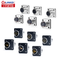 LM-12 série électrique IP68 étanche conductivité efficacement affaire électrique étanche 2 3 4 5 8 12 broches connecteur
