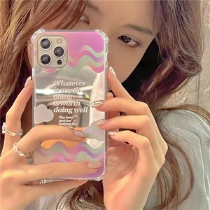 <span class=keywords><strong>Coque</strong></span> de téléphone portable transparente miroir, étui de luxe, en verre trempé + Tpu, pour Apple <span class=keywords><strong>Iphone</strong></span> <span class=keywords><strong>11</strong></span> <span class=keywords><strong>Pro</strong></span> 12 <span class=keywords><strong>Pro</strong></span> <span class=keywords><strong>Ma</strong></span> - Product Image 3