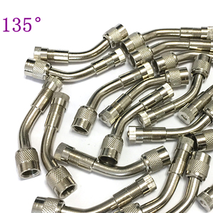 MAXFORD Silver Valve Verlängerung stange Ventil Verlängerung schaft Reifen 45/90/135 Air <span class=keywords><strong>Tire</strong></span> Valve Stem Adapter Fahrrad Fahrrad zubehör - Product Image 4