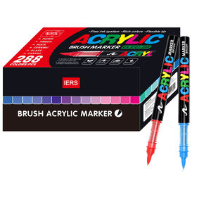 Set vloeibare acrylmarkers met zachte plastic punt, tekenpen uit Guangdong voor studenten. - Product Image 1