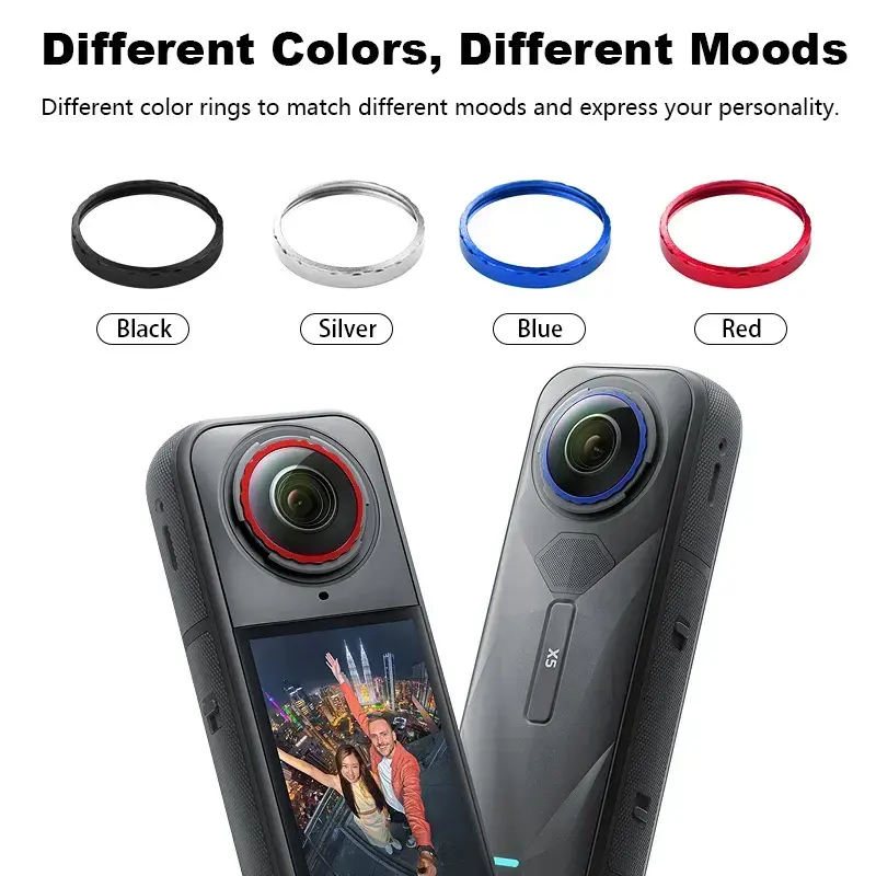 HONGDAK for Insta360 X5 Replacement Lens Kit- DIY Repair Lens for Enhanced Photography Action Camera Accessories