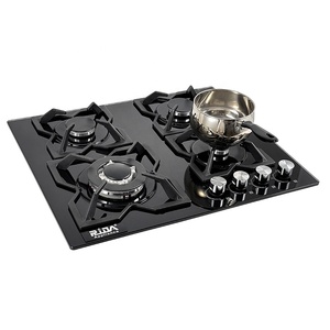 Table de cuisson à gaz encastrable 4 brûleurs OEM/ODM d'usine, plaque de cuisson en verre 60 cm pour cuisine - Product Image 3