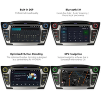 Lecteur DVD de voiture Android 7 pouces pour Hyundai IX35 Tucson 09-15 DSP vidéo Audio stéréo GPS Navigation Radio WIFI