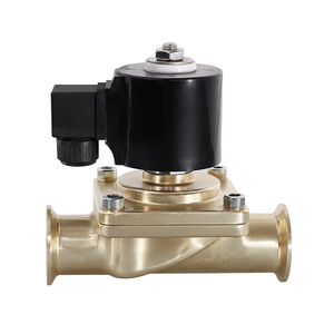 COVNA B2Bclearance Sale <b>Tri</b> <b>Clamp</b> Two Way Stainless Steel Food Grade Sanitary 1.5 Inch Water Solenoid Valve - Product Image 5