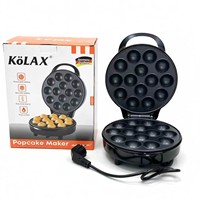 Poêle à cuire électrique Kolax, appareil multifonctionnel pour sandwichs, beignets et crêpes, machine à snacks et pop-corn