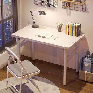 Foldable <b>desk</b>, study table, dressing table, rental room dining table, portable <b>folding</b> table, stall table, simple computer <b>desk</b> - Product Image 4