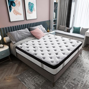 Bed Mattress Direct Sales King Queen Size Comfortable Rolled Up Memory Foam Pocket Spring Bed Mattress In A Box