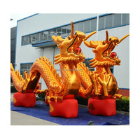 Ballon gonflable Dragon chinois Loong en tissu Oxford pour décoration de festival chinois de taille personnalisable