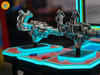 Fabricant de machines de tir d'arcade, jeu de tir à deux joueurs, OEM ODM, thème personnalisé, logo LED couleur
