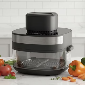 4L+1.6L Health Transparent Home Portable <strong>Mini</strong> Digital Glass <strong>Air</strong> <strong>Fryer</strong> 1500w Premium Smart <strong>Air</strong> <strong>Fryer</strong> <strong>Oven</strong> Easy-using - Product Image 2