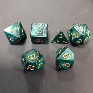 7-mảnh đa diện xúc xắc thiết lập sang trọng tùy chỉnh màu sắc & vật liệu nhựa bao gồm D4/D6/D8/D10/D12/D20/<span class=keywords><strong>D</strong></span> % - Product Image 3