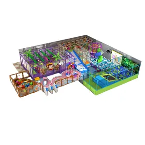 Nieuwste Sales Aangepaste Kleurrijke Kinderen Plastic Indoor Speeltuinen Soft Play Kids Indoor Speeltuin