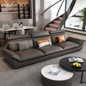 आधुनिक डिजाइन माइक्रोफाइबर फैब्रिक सोफे खंड घर मॉड्यूलर लिविंग रूम लक्जरी सोफा सेट फर्नीचर - Product Image 5