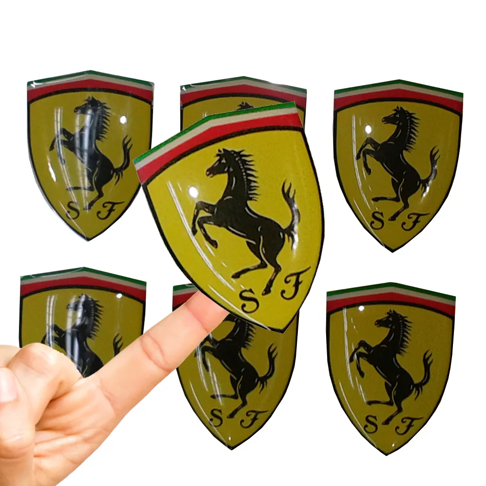 Ремесла эпоксидной смолы 3D каучуковая наклейка 3D поднял Стикеры