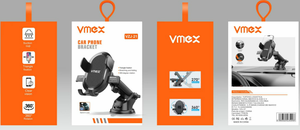 Supporto per telefono da auto Vmex VZJ-21 con rotazione a 360 gradi per montaggio sul parabrezza - Product Image 1