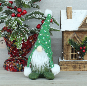 Décorations de Noël nordiques : Poupée sans visage, Poupée Gnome Vieil Homme, <span class=keywords><strong>Elfe</strong></span> de la Terre, Ornements Renard en tissu non tissé de lin, Nouveauté pour l'arbre - Product Image 2