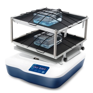 เครื่องปั่นแบบหมุนรอบระบบดิจิทัล LED 2ชั้น10-80RPM เครื่องปั่นมอเตอร์ไร้แปรงถ่านสำหรับห้องปฏิบัติการสินค้าใหม่ - Product Image 1