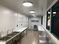 Vente Flash : Maison Préfabriquée en Panneaux Sandwich de 40 pieds, Bar à Bière, Café Mobile, Restaurant, Bar Conteneur Mobile, Design Moderne, Écologique