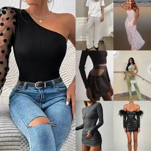 <span class=keywords><strong>Abbigliamento</strong></span> <span class=keywords><strong>Donna</strong></span> 2024: Top <span class=keywords><strong>Sexy</strong></span> e Semplici, Vestiti Assortiti in Stock, Moda Femminile - Product Image 2