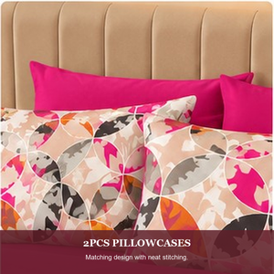 Ensemble de couette de luxe imprimé floral 4 pièces pour lit king size, couette d'hiver, couverture, ensemble de couette pour chambre à coucher, 4 pièces pour toutes les saisons - Product Image 4