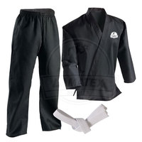 Nouveauté 2024 : Ensembles de sport en coton pour adultes, uniformes de karaté avec logo personnalisé, service OEM, incluant shorts, pour lutte, judo et arts martiaux, haute qualité