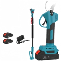 21V Lithium Elektrische Schaar Draadloos Opladen Dynamische Snoeischaar Plastic Coating Gereedschapsset Voor Tuin Fruitboom Diy