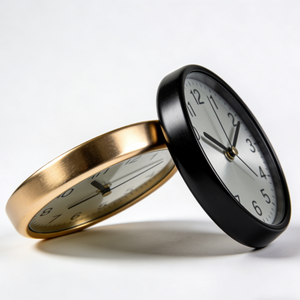 Custom CNC Stainless Steel <b>Table</b> <b>Clock</b> with Wire EDM-ISO9001 Approved Brushed/Plated/Polished No MOQ for Branding Projects - Product Image 1