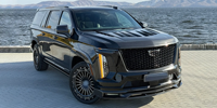 Pièces de carrosserie pour Cadillac Escalade 2024-2026, kit carrosserie en fibre de carbone sèche, lèvre avant, jupe latérale, pare-chocs de voiture, mise à niveau de conversion