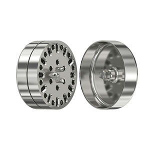 VAユニークな新デザイン63 mmベアリングレス強力マグネットステンレス鋼ハーブグラインダー陽極酸化セラミックコーティング煙 - Product Image 3