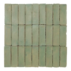 Chroma Sage 5x15 Tile <b>Mosaic</b> Green Wall Floor Decor - Product Image 1