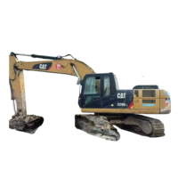 Offre Spéciale – Excavatrice sur Chenilles Caterpillar 329D2L d'Occasion Originale, Modèle 2014, 29 Tonnes, Moteur, Pompe, Boîte de Vitesses, PLC