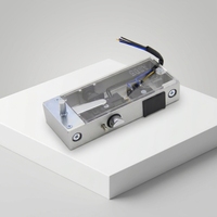 Serrure de porte d'entrée d'ascenseur à aile unique semi-automatique à mécanisme pivotant pour entrée de gaine d'ascenseur résidentiel