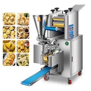 Máquina automática multifuncional de Samosa/Pulpitas - Forma redonda, triangular para Restaurante. Faz rolinhos primavera Gyoza Ravioli