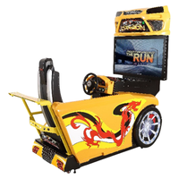 Volant à jetons pour enfants de 42 écrans avec machine de jeu de course d'arcade de chaise d'équitation