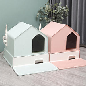 Großhandel neue große Katzen toilette benutzer definierte große Katze Katzen toilette & Zubehör mit Schaufel - Product Image 2