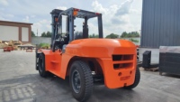 Chariot élévateur à fourche lourd de grande capacité 10 tonnes 10t diesel Mistubish avec moteur japonais
