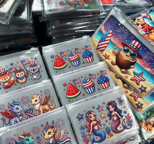 Listo para Enviar: Calcomanías Personalizables Impermeables con Diseño Patriótico para el 4 de Julio, para Vasos Libbey de 16oz - Product Image 2