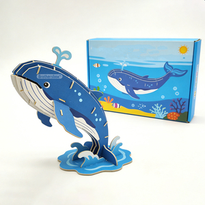 Rompecabezas 3D de Cartón Personalizado con Diseño de Dibujos Animados, el Más Vendido, para Niños, Nuevos Juegos de Ingenio - Product Image 2