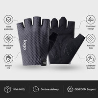 Gants de fitness demi-doigts haute performance, fins, respirants, antidérapants pour hommes et femmes, entraînement en extérieur
