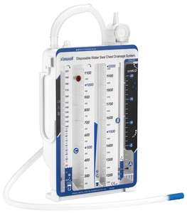 Système de <span class=keywords><strong>drainage</strong></span> thoracique jetable stérilisé et étanche pour consommables médicaux hospitaliers OEM – Bouteille de <span class=keywords><strong>drainage</strong></span> des plaies thoraciques à usage unique - Product Image 1