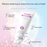 Dentifrice avec logo personnalisé 50g, hydro-yatite, avec facile d'utilisation, soins pour la bouche, saveur à la menthe et émail